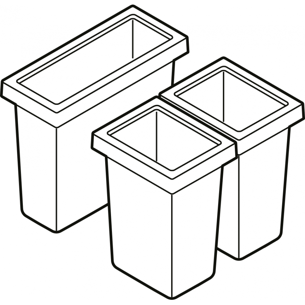 PD SCD Sorter Solo poubelle 40 l PD SCD Sorter Solo poubelle 40 l